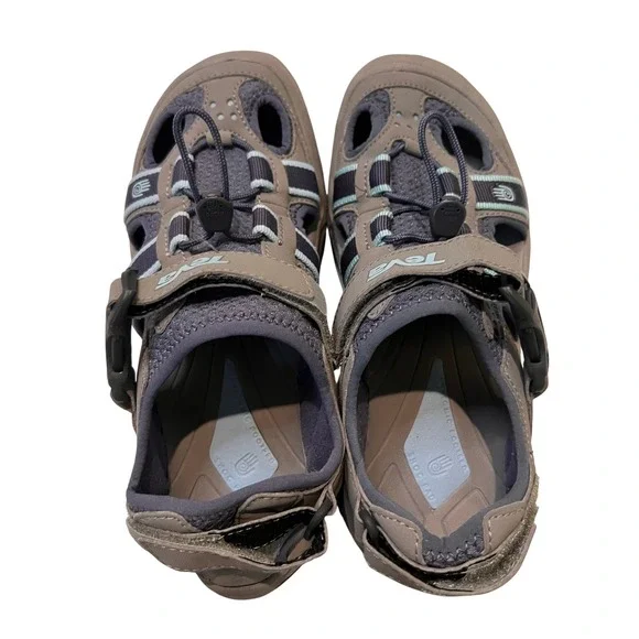 Teva Women's‎ Water Hiking Sandals Strappy Adjustable Cord Casual Sport Comfort - Picture 7 of 14